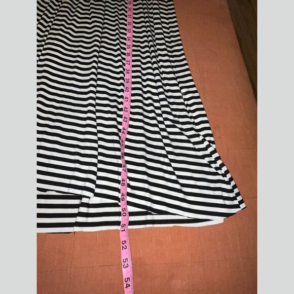 NWTChico's Black & White Striped Sleeveless V-Neck Maxi Dress Women’s Size 1X - Picture 9 of 9